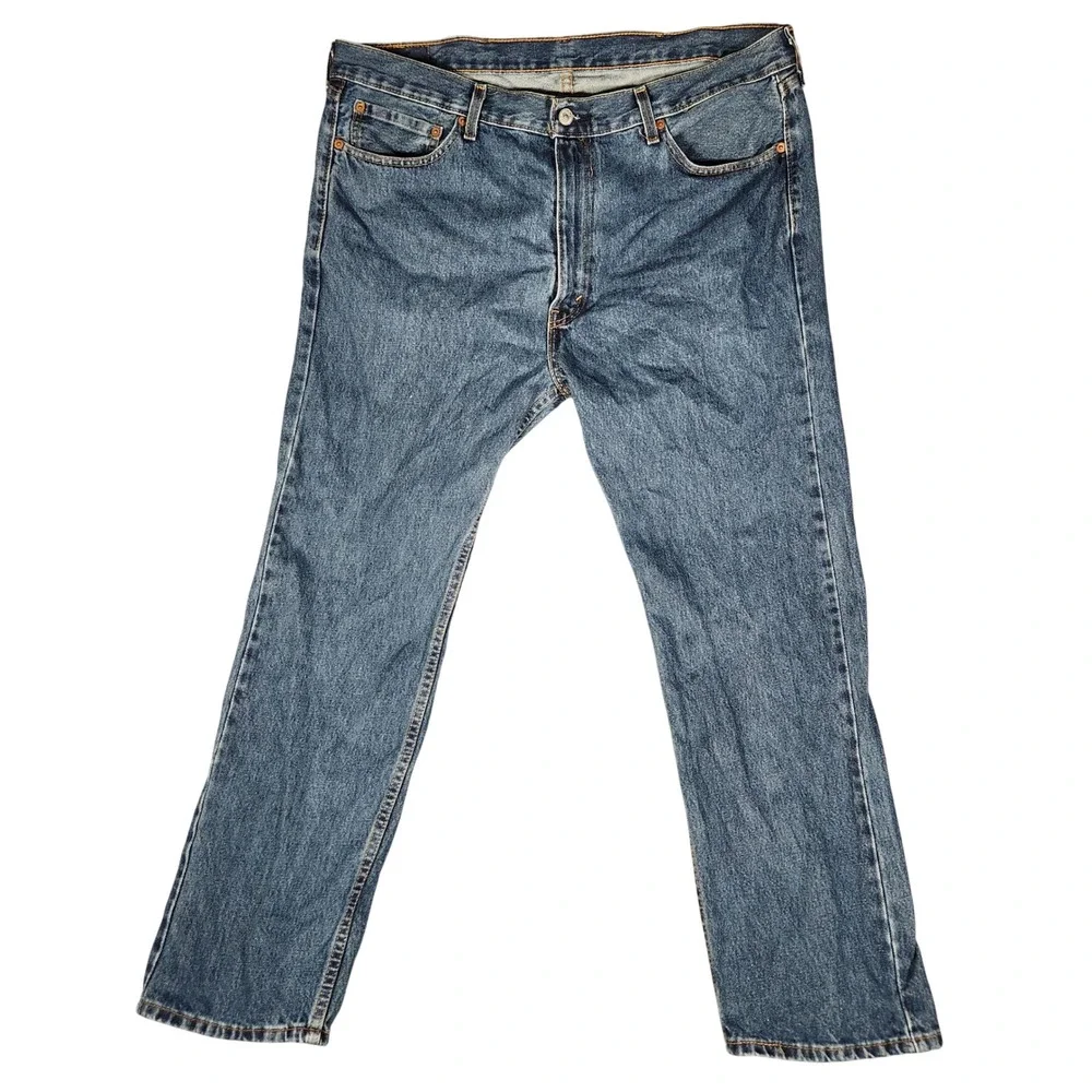 Levi's 505 Regular Fit‎ Jeans Mens 40x30 Blue Excellent Straight Leg 00505-4886